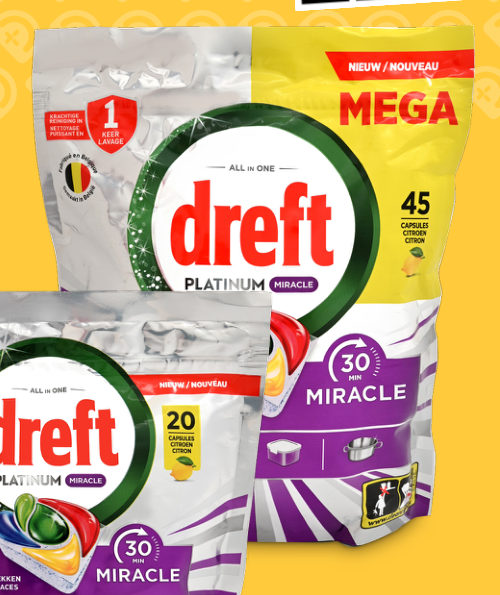 DREFT Miracle Vaatwascapsules Citroen