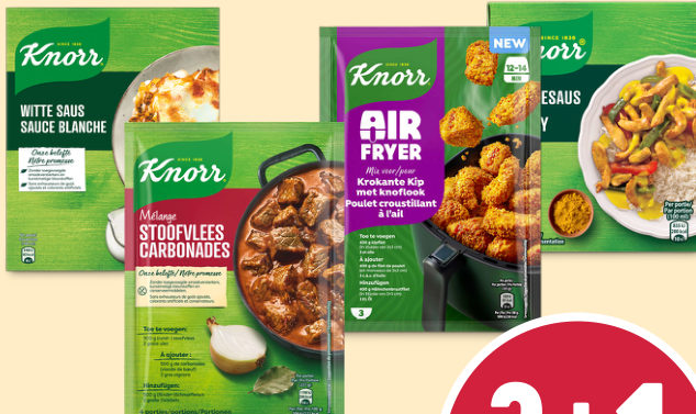 Saus (tetra-pack of droog), mix of airfryer (behalve Salad Mix)