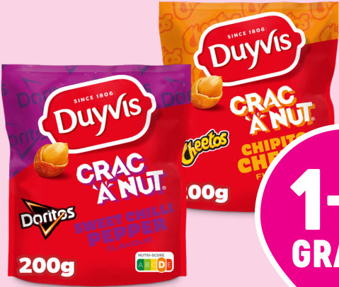 Crac A Nut Doritos sweet chilli pepper of Cheetos chipito cheese