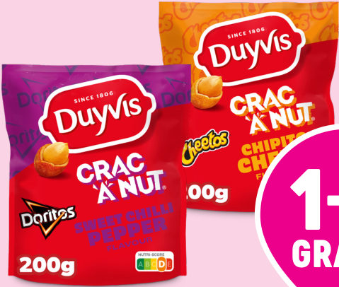 Crac A Nut Doritos sweet chilli pepper of Cheetos chipito cheese