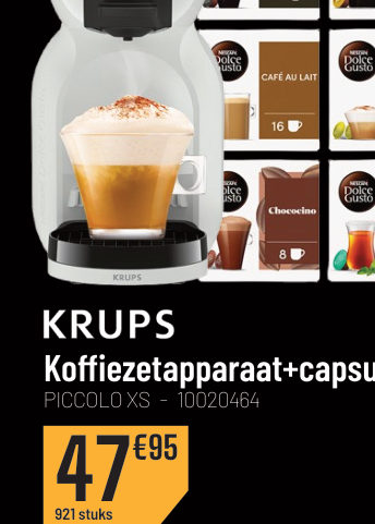 Koffiezetapparaat+capsules PICCOLO XS - 10020464