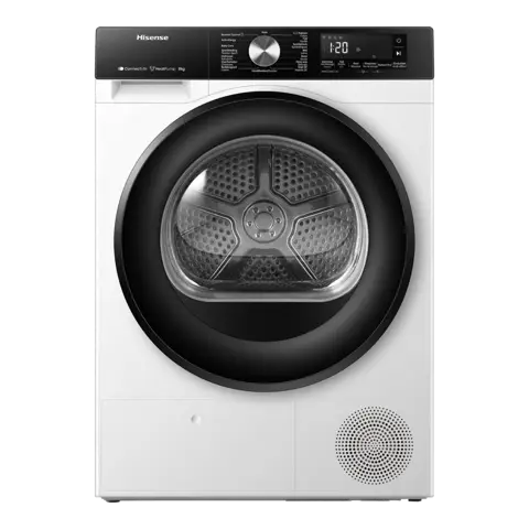 Hisense 3S DH3S802BW3 warmtepompdroger (8 kg)