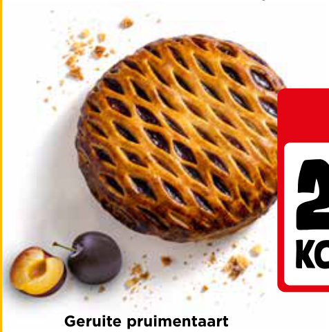 Geruite pruimentaart