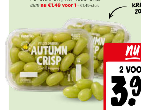 Jumbo autumn crisp druiven