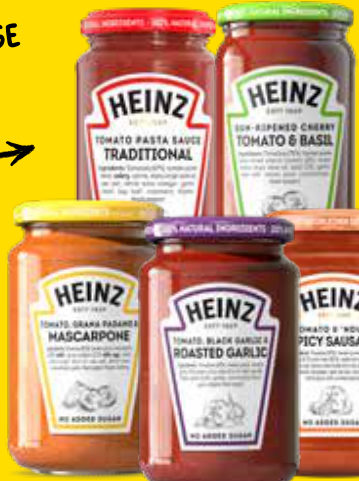 Heinz Pasta sauzen