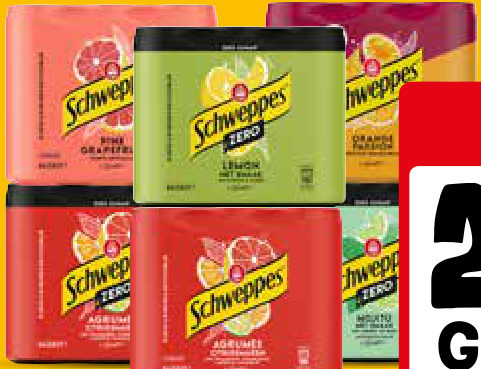 Schweppes fruit range