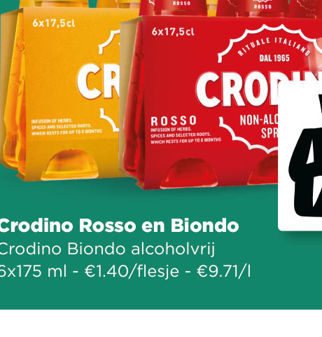 Crodino Rosso en Biondo