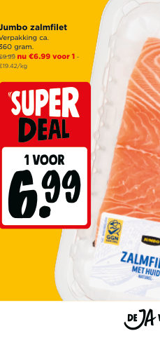 Jumbo zalmfilet