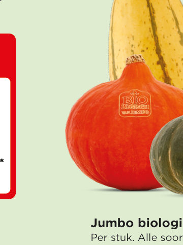 Jumbo biologische pompoenen