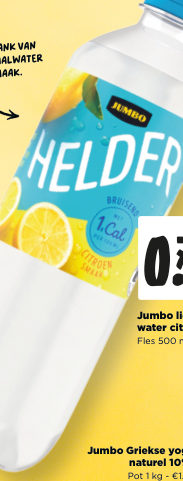Jumbo licht bruisend water citroen smaak