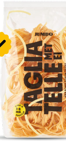 Jumbo tagliatelle met ei