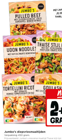 Jumbo's diepvriesmaaltijden