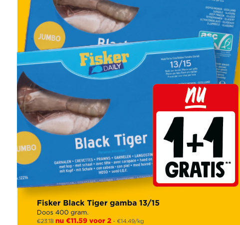 Fisker Black Tiger gamba 13/15