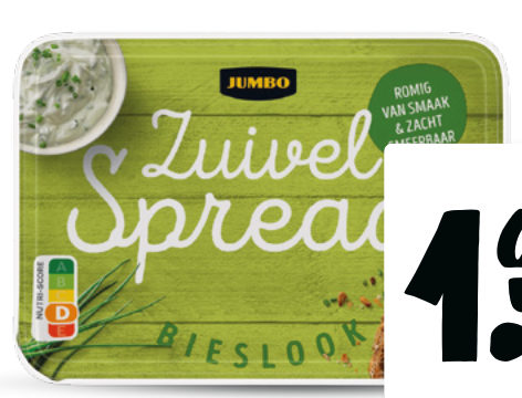 Jumbo zuivelspread bieslook
