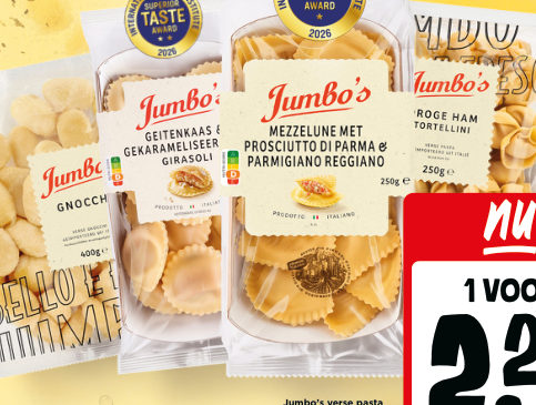 Jumbo's verse pasta