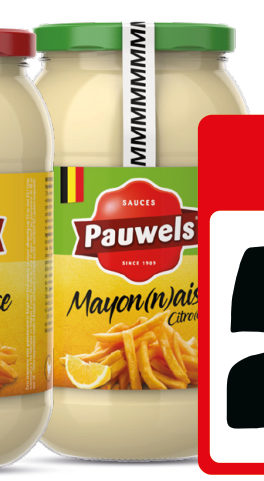 Pauwels mayonaise ei of citroen