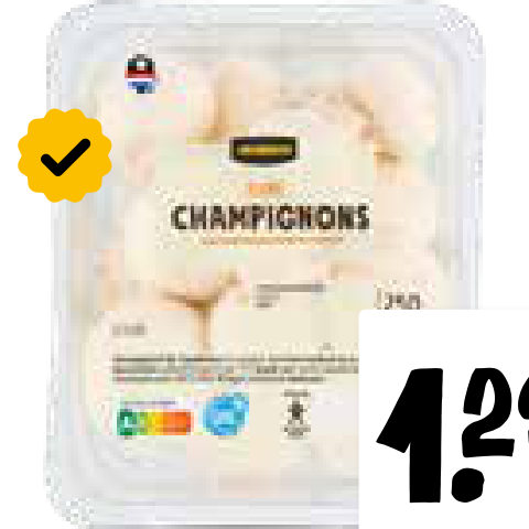 Jumbo fijne champignons