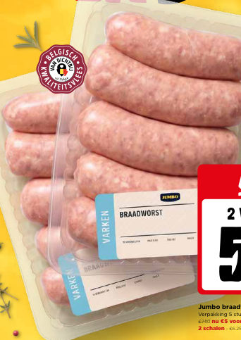 Jumbo braadworst