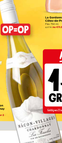 Les Fossiles Macon villages chardonnay