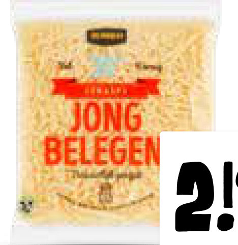 Jumbo geraspte kaas jong belegen 30+