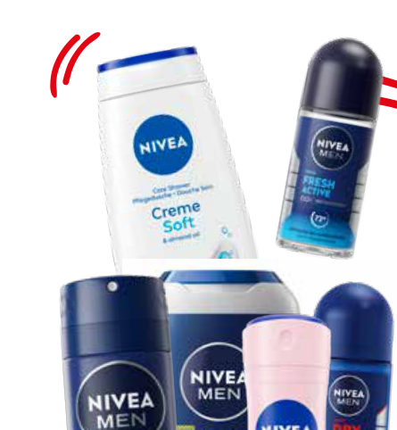 Nivea deodorant en douche
