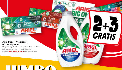 Ariel Pods+, Vloeibaar+ of The Big One