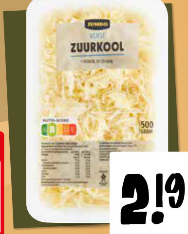 Verse zuurkool