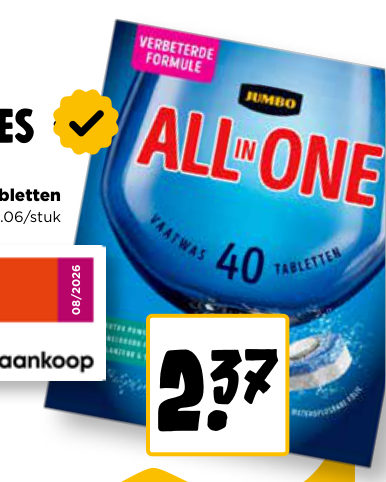 Jumbo all-in-one vaatwastabletten