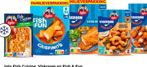 Iglo Fish Cuisine, Viskraam en Fish & Fun