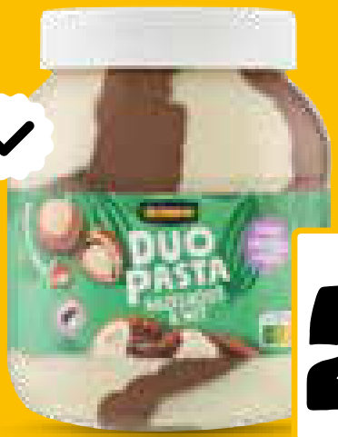 Jumbo duo pasta hazelnoot en wit