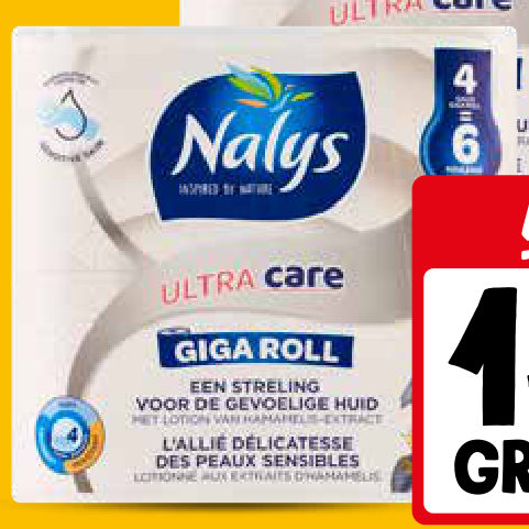 Nalys Ultra Care toiletpapier