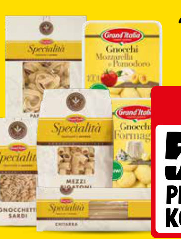 Grand’Italia Specialita en gevulde gnocchi