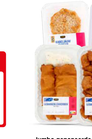 Jumbo gepaneerde vis