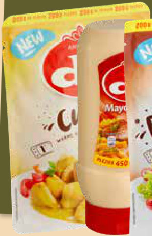 Devos & Lemmens warme sauzen, mayonaise en ketchup