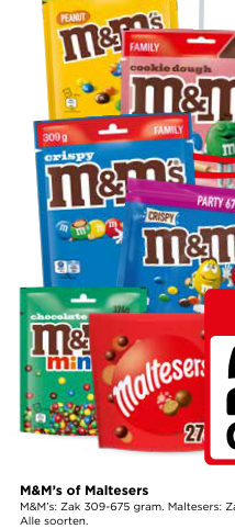 M&M's of Maltesers