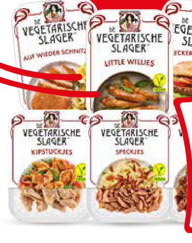 De Vegetarische Slager vleesvervangers