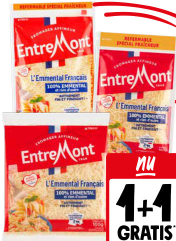 Entremont geraspte kazen