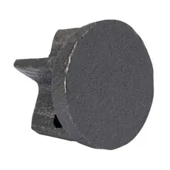 2 eindkapjes Ø28 mm - gewalst staal