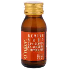G’nger Revive Shot 33% Gembersap 8% Kurkuma + Peper & Zink - 60ml
