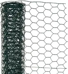 Nature - Verzinkt staal gaas - 1 x 5m - Groen - 13 x 13mm mazen