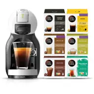 Krups Dolce Gusto Mini Me Koffiecupmachine - YY5816FD - Bundel met 96 Capsules - Arctic Grey/Black
