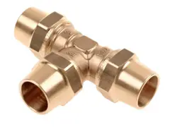 Saninstal T-knelkoppeling 12x12x12 mm gas