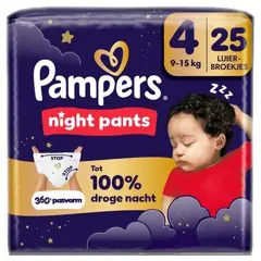 Night Pants Maat 4, 25 Luierbroekjes
