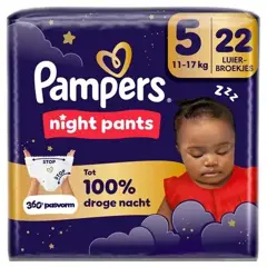 Night Pants Maat 5, 22 Luierbroekjes