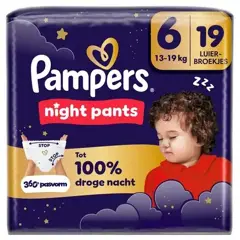 Night Pants Maat 6, 19 Luierbroekjes
