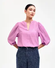 Blouse met structuur