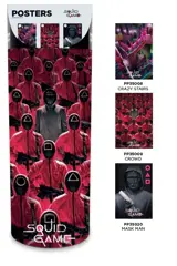 Squid Game Poster assorti - Prijs per Stuk