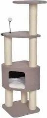 Ebi Akita Krabpaal - Design Kattenboom in Japanse Stijl - Sisalpalen Ø9cm - 37x37x111cm - Grijs