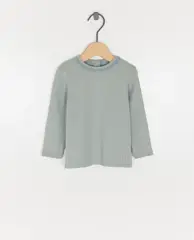 Longsleeve met fijne rib