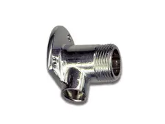 Saninstal Muurplaat enkel M 3/4" 15mm chroom